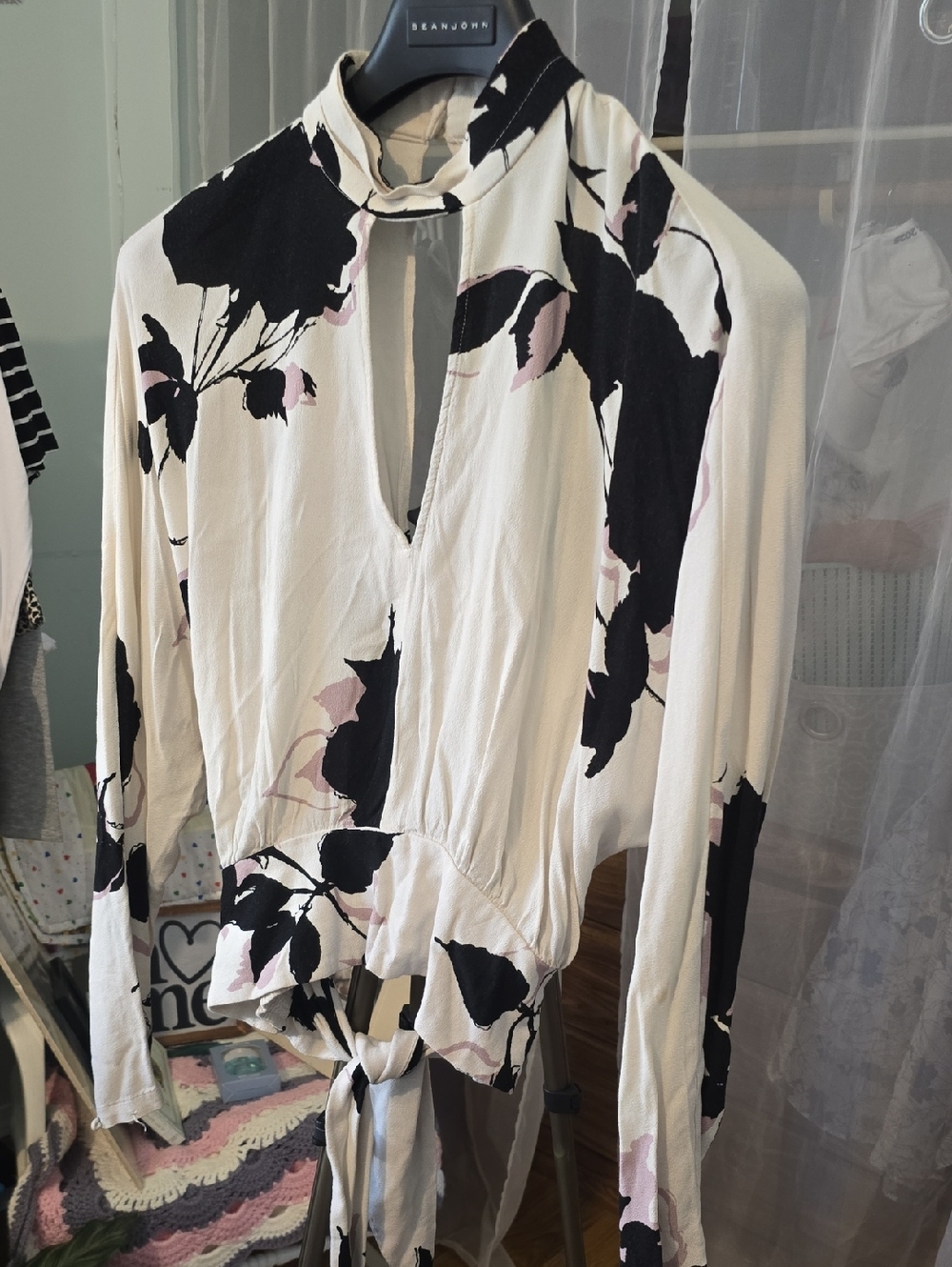 Free People Say You Love Me Blouse Large As Is - Picture 2 of 10